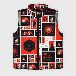 Мужской жилет Dungeons and dragons pattern
