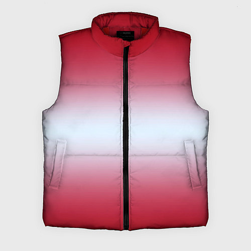 Мужской жилет Gradient color / 3D-Красный – фото 1