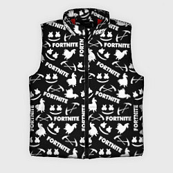 Мужской жилет Fortnite black pattern