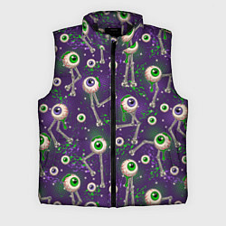 Мужской жилет Глаза на костях паттерн, цвет: 3D-черный