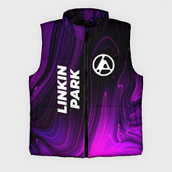 Мужской жилет Linkin Park 2024 violet plasma, цвет: 3D-черный