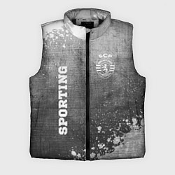 Мужской жилет Sporting - grey gradient вертикально