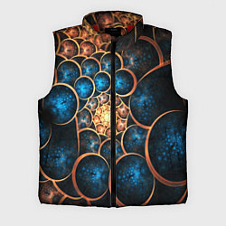 Мужской жилет Оптическая абстракция круги, цвет: 3D-красный