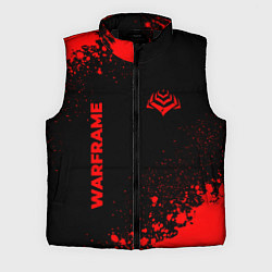 Мужской жилет Warframe - red gradient вертикально