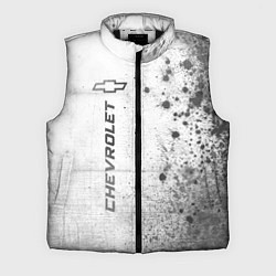 Мужской жилет Chevrolet - white gradient по-вертикали, цвет: 3D-черный