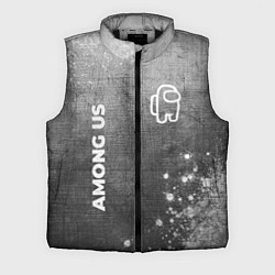 Мужской жилет Among Us - grey gradient вертикально, цвет: 3D-черный
