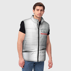 Мужской жилет Toyota metalic brend, цвет: 3D-черный — фото 2