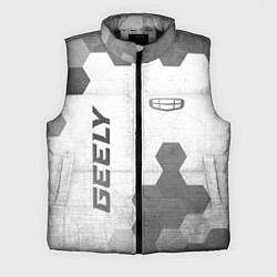 Мужской жилет Geely - white gradient вертикально, цвет: 3D-черный