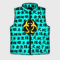 Мужской жилет Resident Evil japan pattern, цвет: 3D-светло-серый