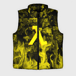 Мужской жилет Half life flame game, цвет: 3D-черный