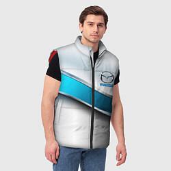 Мужской жилет Mazda geometry auto, цвет: 3D-красный — фото 2