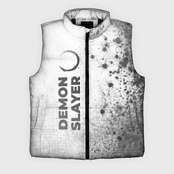 Мужской жилет Demon Slayer - white gradient по-вертикали