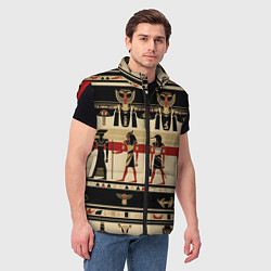 Мужской жилет Египет этника, цвет: 3D-красный — фото 2