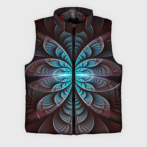 Мужской жилет Оптический узор психоделика / 3D-Красный – фото 1