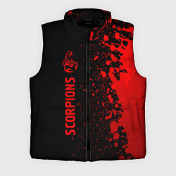 Мужской жилет Scorpions - red gradient по-вертикали