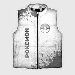 Мужской жилет Pokemon - white gradient вертикально, цвет: 3D-черный