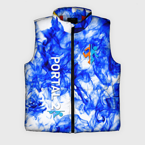 Мужской жилет Portal 2 flame blue / 3D-Красный – фото 1