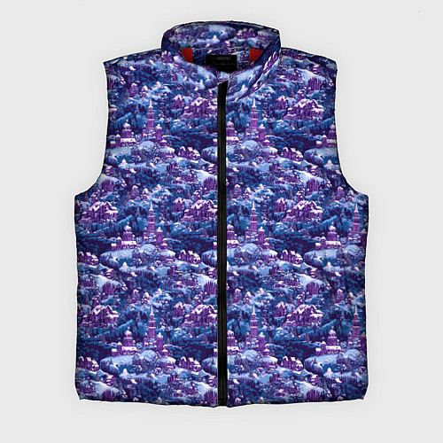 Мужской жилет Готическая ночь на Рождество / 3D-Красный – фото 1