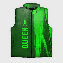 Мужской жилет Queen - green gradient по-вертикали