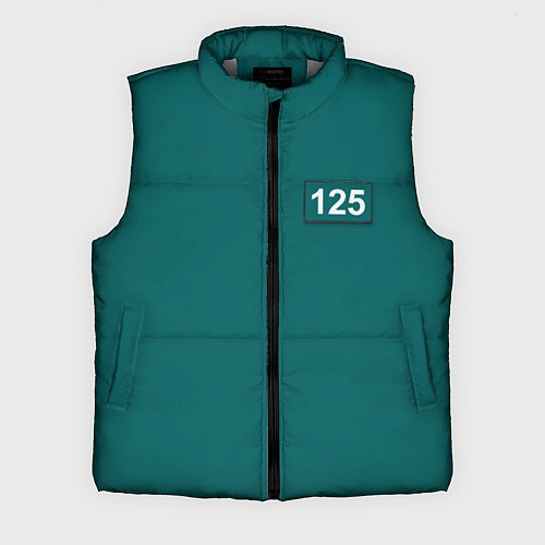 Мужской жилет Игрок 125 - Игра в кальмара / 3D-Светло-серый – фото 1