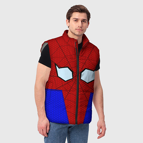 Мужской жилет Spider-Man - eyes / 3D-Светло-серый – фото 3