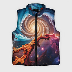 Мужской жилет Энергия космоса, цвет: 3D-красный