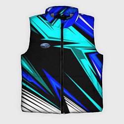 Мужской жилет Субару - синий спорт, цвет: 3D-светло-серый