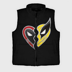 Мужской жилет Deadpool and Wolverine best friends, цвет: 3D-черный