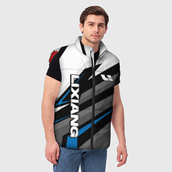 Мужской жилет Lixiang - синий спорт, цвет: 3D-красный — фото 2