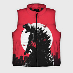 Мужской жилет Godzilla destroys the city