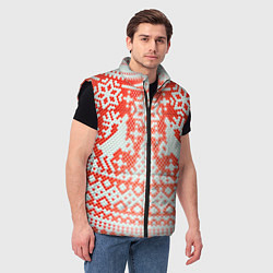 Мужской жилет Новогодняя шкура змеи, цвет: 3D-черный — фото 2
