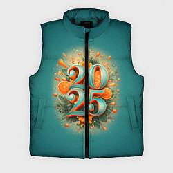 Мужской жилет Мандариновый 2025, цвет: 3D-черный