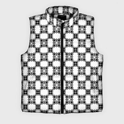 Мужской жилет Готический орнамент, цвет: 3D-черный
