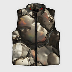 Мужской жилет Жидкая субстанция светло-коричневая, цвет: 3D-красный