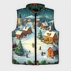 Мужской жилет Каникулы нового года, цвет: 3D-черный