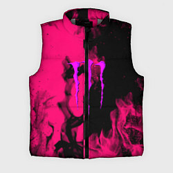 Мужской жилет Monster energy fire pink, цвет: 3D-светло-серый