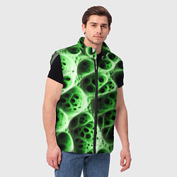 Мужской жилет Зелёная пористая структура, цвет: 3D-светло-серый — фото 2