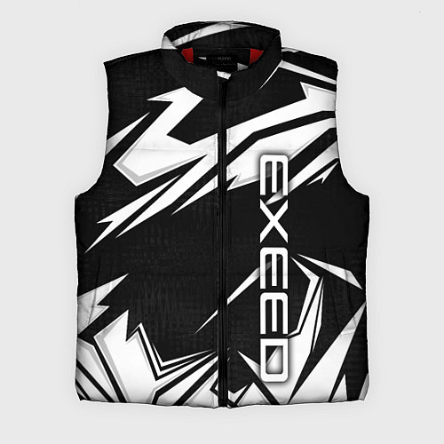 Мужской жилет Exeed - белые линии / 3D-Красный – фото 1