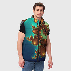 Мужской жилет Психоделика абстракция, цвет: 3D-светло-серый — фото 2