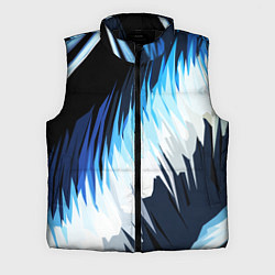Мужской жилет Бело-синие острые полосы