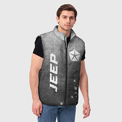 Мужской жилет Jeep - grey gradient вертикально, цвет: 3D-черный — фото 2