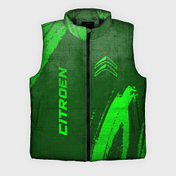 Мужской жилет Citroen - green gradient вертикально