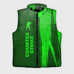 Мужской жилет Counter Strike - green gradient по-вертикали