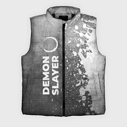 Мужской жилет Demon Slayer - grey gradient по-вертикали