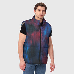 Мужской жилет Тай-дай космос, цвет: 3D-светло-серый — фото 2