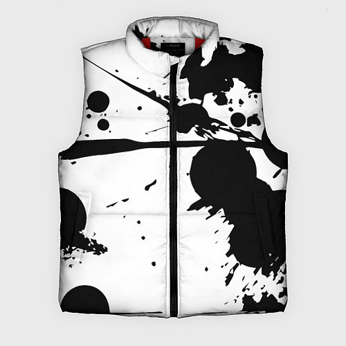 Мужской жилет Art blots - vanguard / 3D-Красный – фото 1