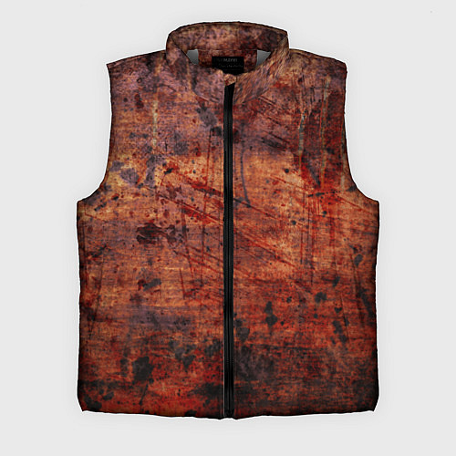 Мужской жилет Абстракция - rusty mood / 3D-Светло-серый – фото 1