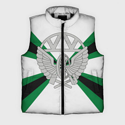 Мужской жилет Железнодорожные войска, цвет: 3D-черный
