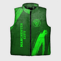 Мужской жилет Manchester City - green gradient вертикально