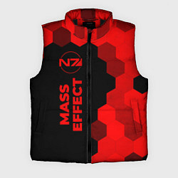 Мужской жилет Mass Effect - red gradient по-вертикали